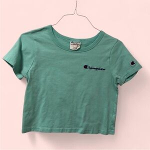 Champion Crop Top Mint Green